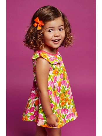 φόρεμα μωρού mayoral χρώμα ροζ 92% βαμβάκι, 8% σπαντέξ