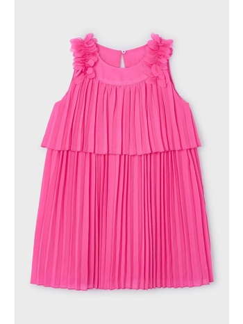 παιδικό φόρεμα mayoral χρώμα ροζ υλικό 1 100%