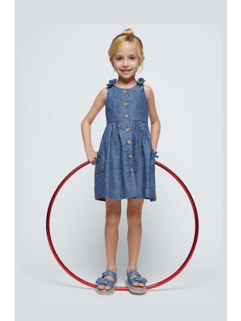 παιδικό λινό φόρεμα mayoral υλικό 1 55% λινάρι, 45%
