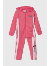 παιδική φόρμα adidas originals χρώμα: ροζ 100% ανακυκλωμένος πολυεστέρας