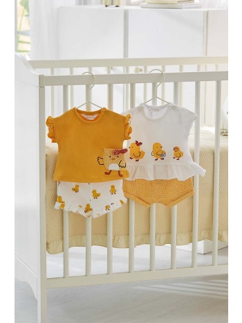 σετ μωρού mayoral newborn 2-pack χρώμα κίτρινο 95%