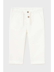 παντελόνι με λινό μείγμα για παιδιά mayoral χρώμα: άσπρο 75% βαμβάκι, 25% λινάρι