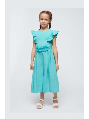 παιδική ολόσωμη φόρμα mayoral χρώμα πράσινο υλικό 1 100%