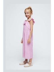 παιδικές λινές φόρμες mayoral χρώμα: μοβ 55% λινάρι, 45% βαμβάκι