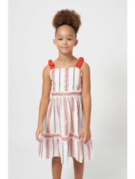 παιδικό φόρεμα mayoral χρώμα: πορτοκαλί υλικό 1: 81% βαμβάκι, 19% βισκόζη
υλικό 2: 100% βαμβάκι