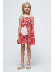 παιδικό φόρεμα mayoral χρώμα: κόκκινο κύριο υλικό: 96% βαμβάκι, 4% πολυεστέρας
φόδρα: 65% πολυεστέρα