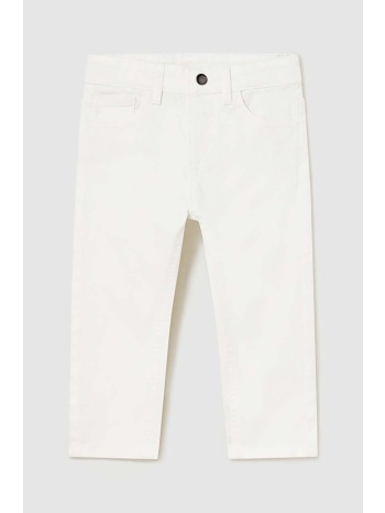 βρεφικό παντελόνι mayoral slim fit χρώμα άσπρο 98%