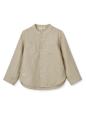 παιδικό πουκάμισο από λινό μείγμα liewood flynn linen shirt