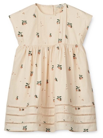 παιδικό βαμβακερό φόρεμα liewood gudrun printed dress