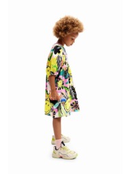 παιδικό φόρεμα desigual χρώμα: κίτρινο υλικό 1: 100% βαμβάκι
υλικό 2: 95% βαμβάκι, 5% σπαντέξ
συμβου