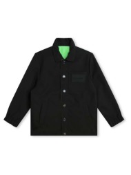 αναστρέψιμο παιδικό μπουφάν marc jacobs χρώμα: μαύρο υλικό 1: 92% πολυεστέρας, 8% σπαντέξ
υλικό 2: 1