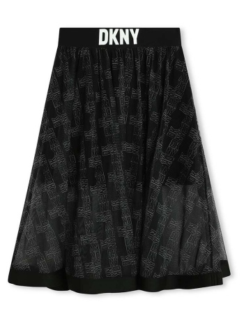 παιδική φούστα dkny χρώμα μαύρο κύριο υλικό 86%