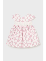 φόρεμα μωρού mayoral χρώμα: ροζ υλικό 1: 98% βαμβάκι, 2% πολυεστέρας
υλικό 2: 85% βαμβάκι, 15% πολυα