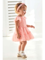φόρεμα μωρού mayoral χρώμα: ροζ υλικό 1: 100% πολυεστέρας
υλικό 2: 100% βαμβάκι