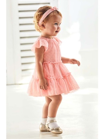 φόρεμα μωρού mayoral χρώμα ροζ υλικό 1 100%