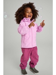 αδιάβροχο παιδικό μπουφάν reima kallahti χρώμα: ροζ κύριο υλικό: 50% πολυεστέρας, 50% ανακυκλωμένος 