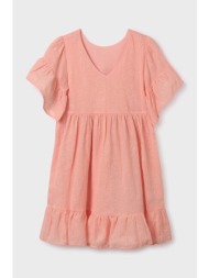 παιδικό φόρεμα mayoral χρώμα: ροζ κύριο υλικό: 100% βαμβάκι
φόδρα: 100% πολυεστέρας