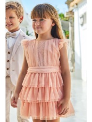 παιδικό φόρεμα mayoral χρώμα: μπεζ κύριο υλικό: 100% πολυεστέρας
φόδρα: 80% πολυεστέρας, 20% βαμβάκι