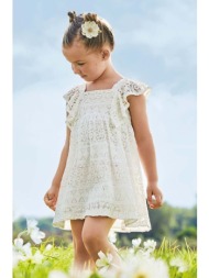 παιδικό φόρεμα mayoral χρώμα: μπεζ κύριο υλικό: 56% πολυαμίδη, 42% βισκόζη, 2% lyocell
φόδρα: 80% πο