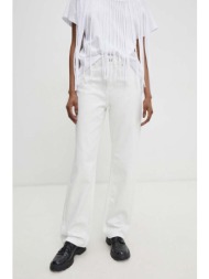 τζιν παντελόνι answear lab χρώμα: άσπρο 98% βαμβάκι, 2% σπαντέξ