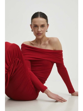 φόρεμα answear lab χρώμα κόκκινο 95% πολυεστέρας, 5%