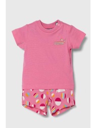 παιδικό σετ puma ess+ summer camp infants set js χρώμα: ροζ κύριο υλικό: 100% βαμβάκι
φόδρα τσέπης: 