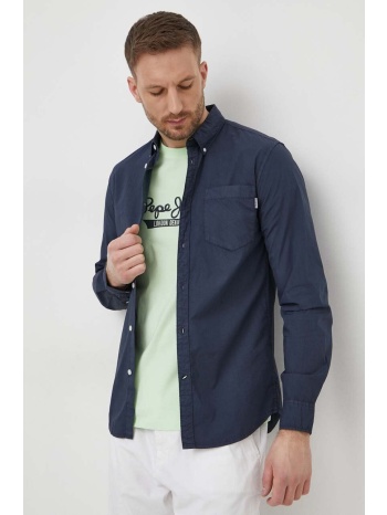 βαμβακερό πουκάμισο pepe jeans prince ανδρικό, χρώμα