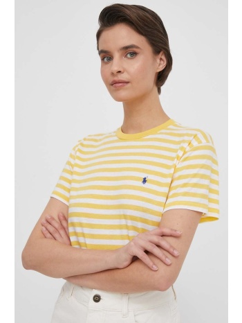 βαμβακερό μπλουζάκι polo ralph lauren γυναικεία, χρώμα