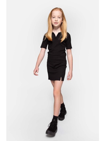 παιδική φούστα coccodrillo χρώμα μαύρο 95% βαμβάκι, 5%