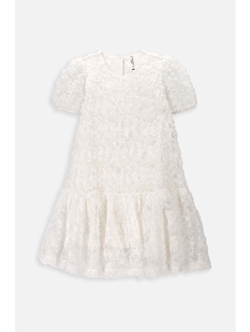 παιδικό φόρεμα coccodrillo χρώμα μπεζ 100% πολυεστέρας