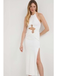 φόρεμα bardot χρώμα: άσπρο 85% νάιλον, 15% σπαντέξ