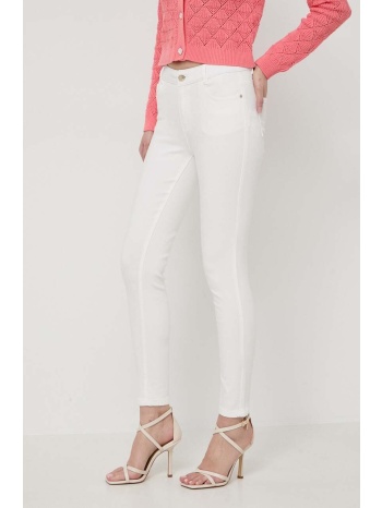 τζιν παντελόνι morgan χρώμα άσπρο 36% βαμβάκι, 36%