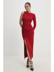 φόρεμα answear lab χρώμα: κόκκινο 95% πολυεστέρας, 5% σπαντέξ