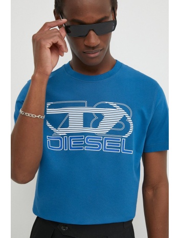 βαμβακερό μπλουζάκι diesel t-diegor-k74 ανδρικό