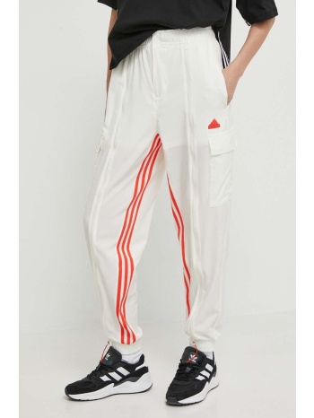 παντελόνι φόρμας adidas χρώμα μπεζ, is0904 κύριο υλικό