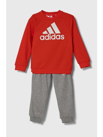 παιδική φόρμα adidas χρώμα κόκκινο κύριο υλικό 70%