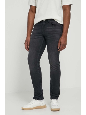 τζιν παντελόνι calvin klein jeans χρώμα μαύρο, j30j324851