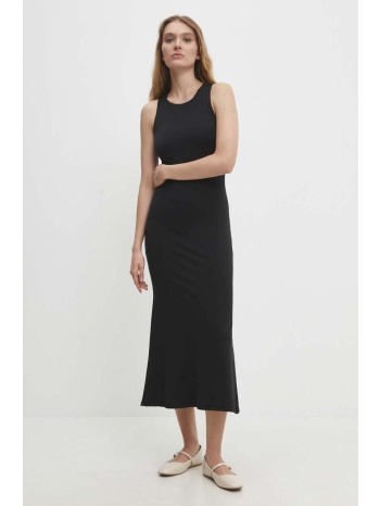 φόρεμα answear lab χρώμα μαύρο 50% modal, 50% πολυεστέρας