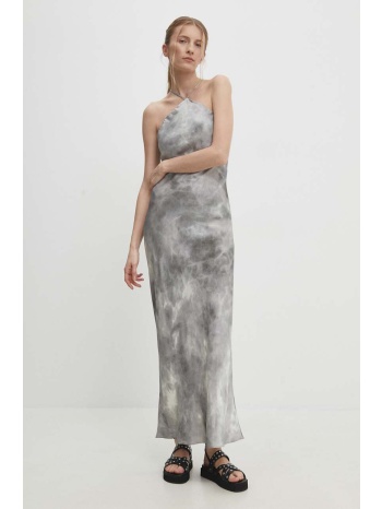 φόρεμα answear lab χρώμα γκρι 57% βισκόζη, 43% ρεγιόν