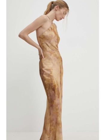 φόρεμα answear lab χρώμα χρυσαφί 57% βισκόζη, 43% ρεγιόν