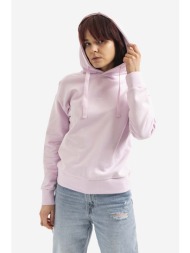 βαμβακερή μπλούζα a.p.c. hoodie christina γυναικεία, χρώμα: ροζ, με κουκούλα f3coeip-f27624 black 10