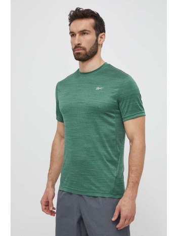 μπλουζάκι προπόνησης reebok athlete χρώμα πράσινο