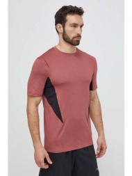 μπλουζάκι προπόνησης reebok certified χρώμα: ροζ, 100075574 84% ανακυκλωμένος πολυεστέρας, 16% σπαντ