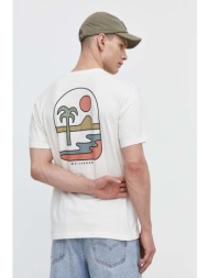 βαμβακερό μπλουζάκι billabong adventure division ανδρικό, χρώμα: μπεζ, abyzt02302 100% βαμβάκι