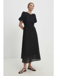 φόρεμα answear lab χρώμα: μαύρο 100% πολυεστέρας