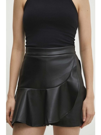 φούστα και φόρεμα answear lab χρώμα μαύρο 100% poliuretan