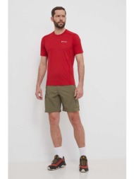 αθλητικό μπλουζάκι montane dart lite χρώμα: κόκκινο, mdits15 100% ανακυκλωμένος πολυεστέρας