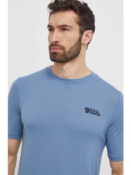 μάλλινο μπλουζάκι fjallraven abisko wool logo f86977 50% πολυεστέρας, 50% μαλλί