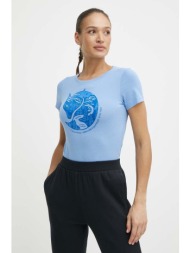 βαμβακερό μπλουζάκι fjallraven arctic fox t-shirt γυναικείο, f89849 100% βαμβάκι