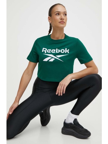 βαμβακερό μπλουζάκι reebok identity γυναικείο, χρώμα